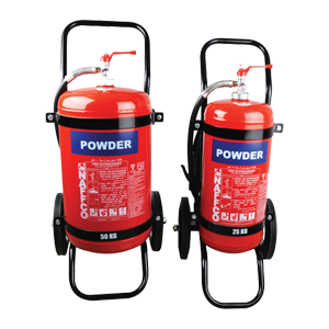 Mobile Dry Powder Fire Extinguishers - LPCB / Kitemark Approved
